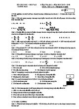 Bộ đề kiểm tra học kỳ I môn Vật lý Lớp 9 - Năm học 2017-2018 - Sở giáo dục và đào tạo Quảng Nam